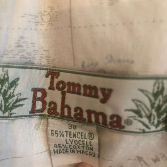 Tommy Bahama Mens Flat Front Shorts - Picture 4 of 8